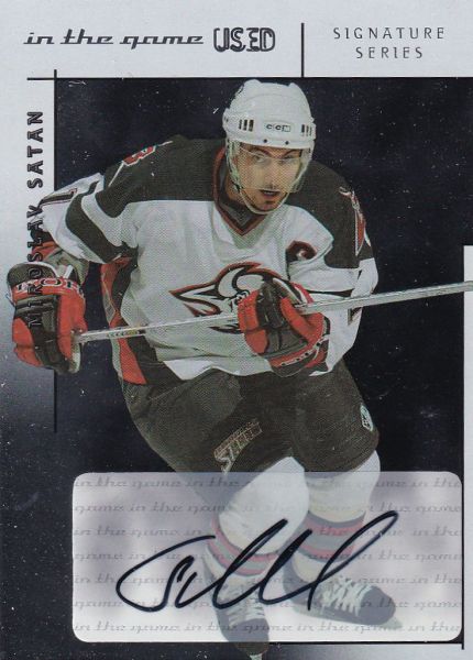 AUTO karta MIROSLAV ŠATAN 03-04 ITG Used Signature Series /170